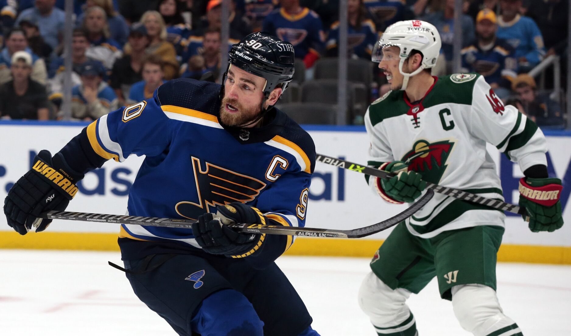 Blues host Wild in Game 6